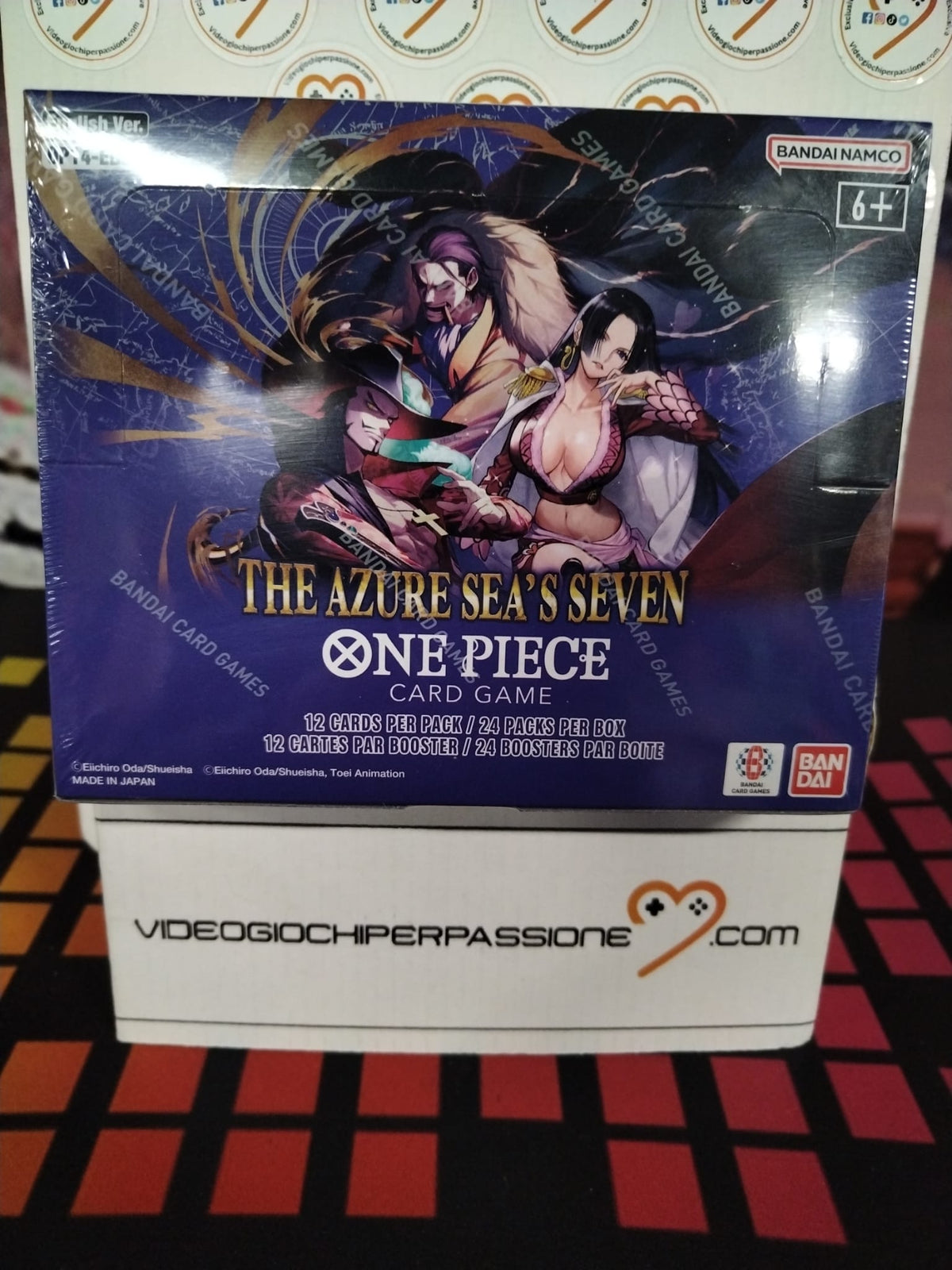 One Piece Card Game OP14-EB04 The Azure Sea's Seven- Box-24 BUSTINE
