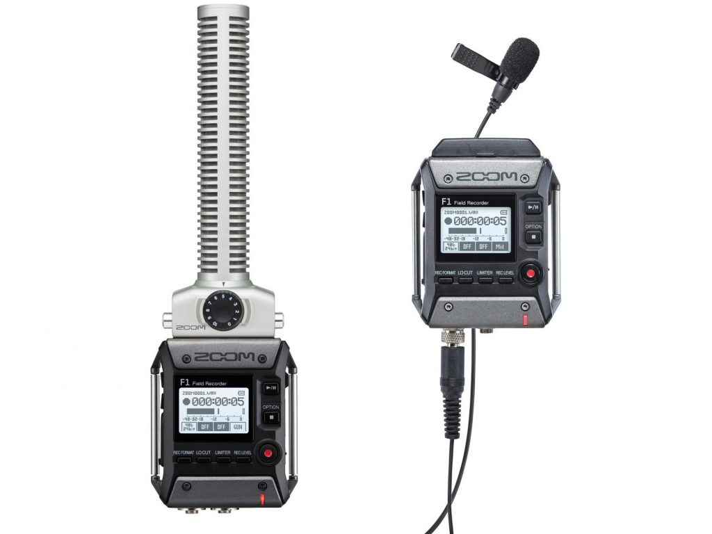ZOOM、フィールドレコーダー『F1』をマイク付属の2種類のパッケージで