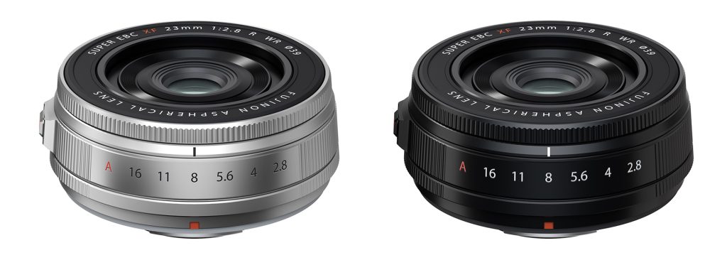 富士フイルム、「フジノンレンズXF23mmF2.8 R WR」を発表〜90gの超小型