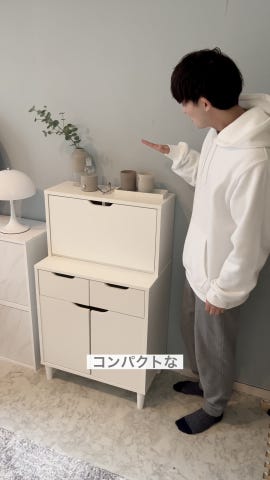 ドレッサーチェスト(幅60cm) コンパクト収納 ビューロ風 | 【公式