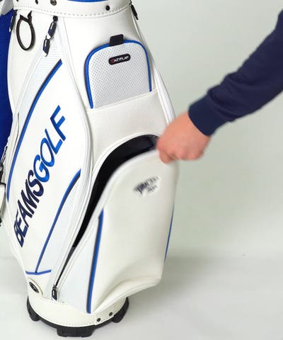 BEAMS GOLF（ビームス ゴルフ）ツアープロ キャディバッグ 3．（バッグ