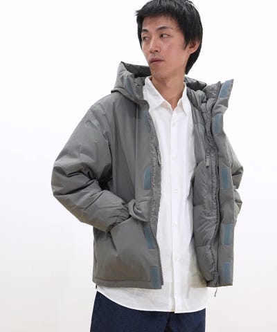 BEAMS（ビームス）ワイドフィット Dermizax (TM) リバーシブル ダウン