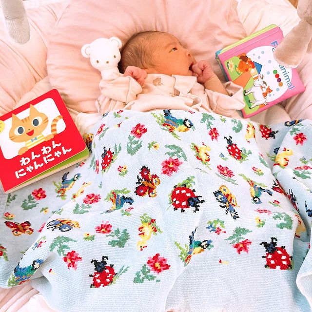 新品】フェイラー キープスマイリングチェリー プティバス おくるみ B