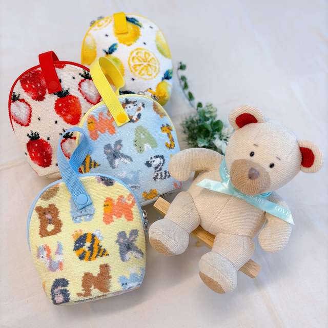 エービーシーズー ベビーカーポーチ L/ABC-257117(ペールイエロー