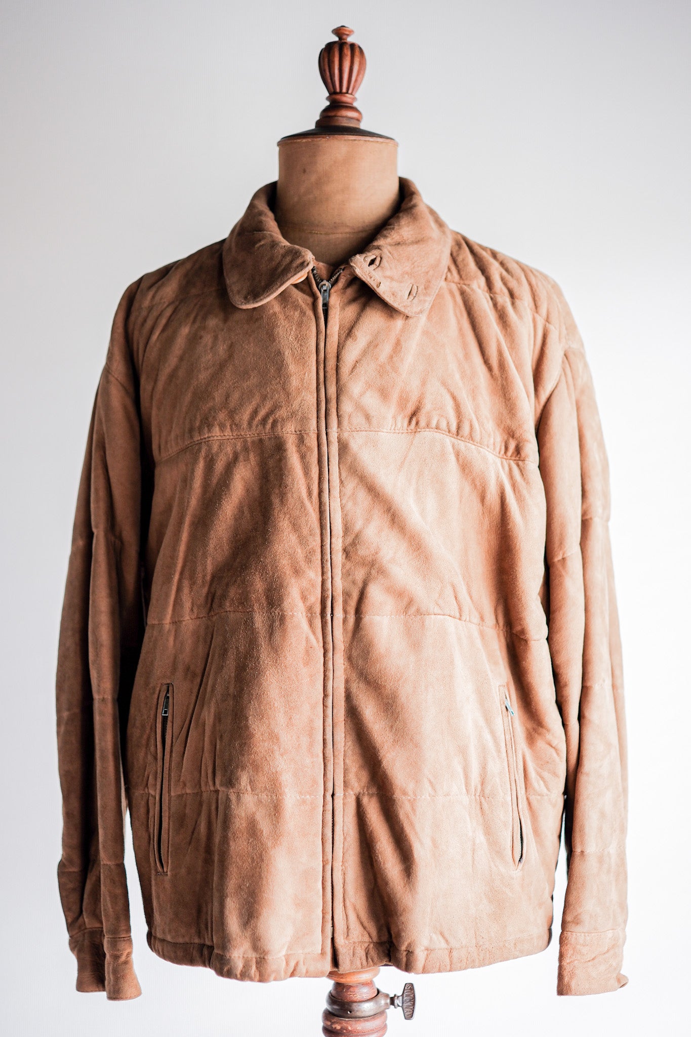 80's】Old GIORGIO ARMANI Suede Leather Jacket