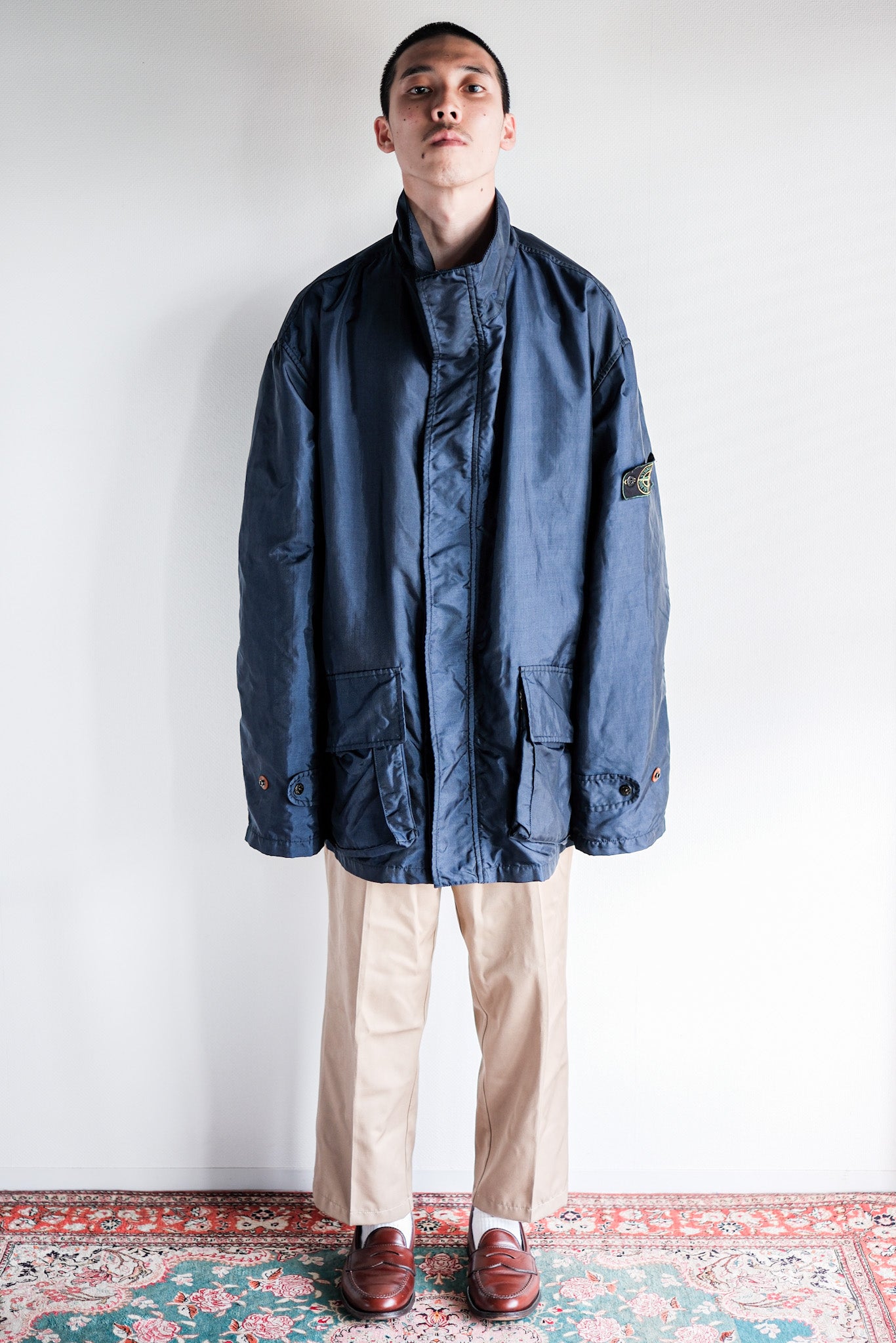 90's】Old STONE ISLAND Nylon Jacket Size.XXL