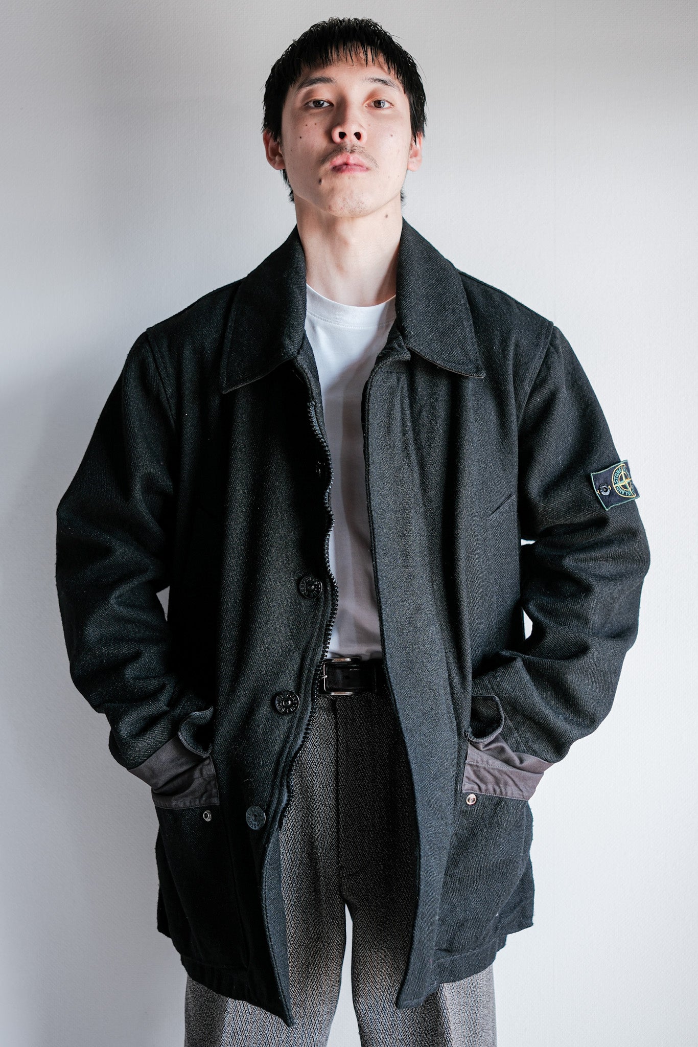 98AW】Old STONE ISLAND Nylon Jacket Size.L 