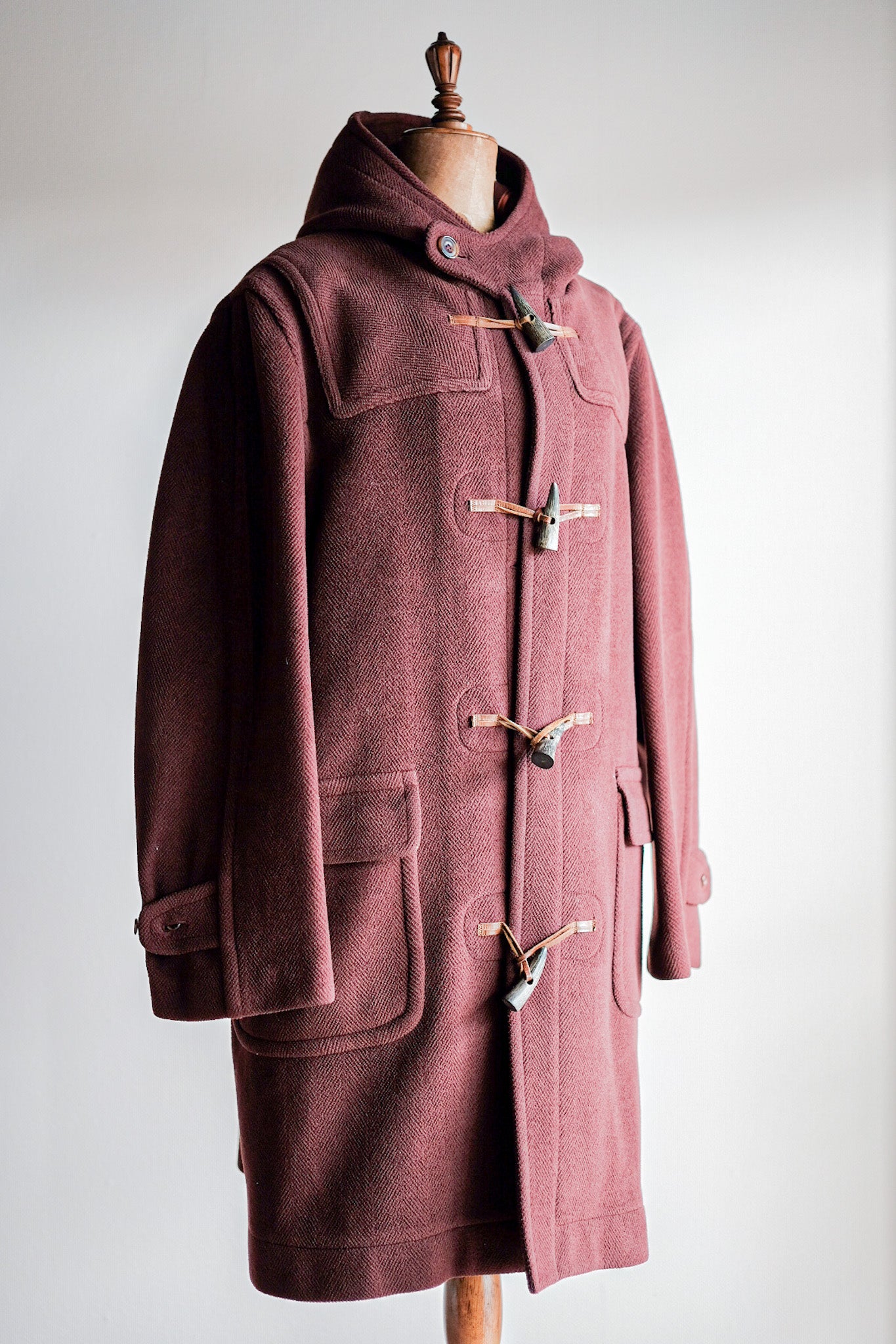 ダッフルコート(Moor brook) 90's】Old INVERTERE Wool Duffle Coat
