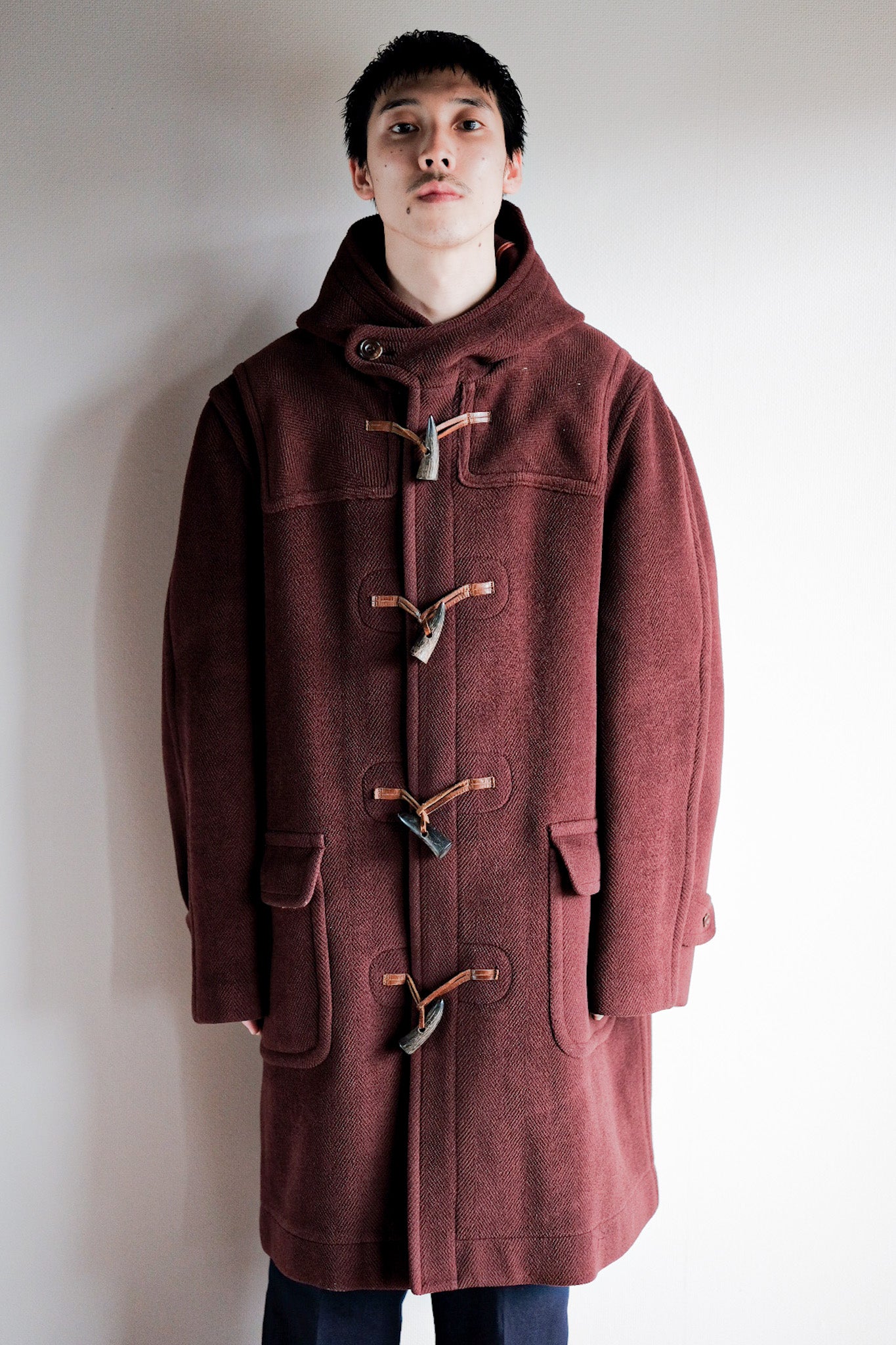 90's】Old INVERTERE Wool Duffle Coat 