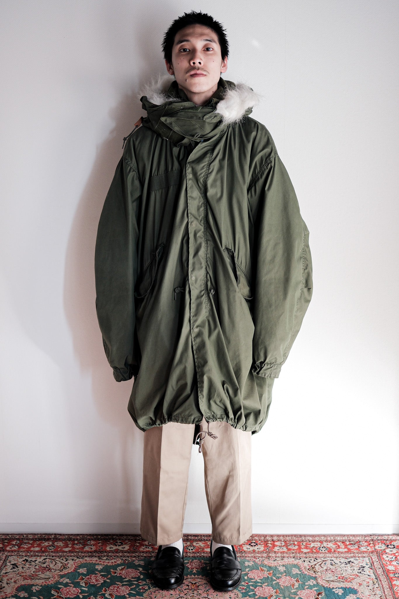 80's] U.S.Army M-65 Fishtail Parka Size.Large 