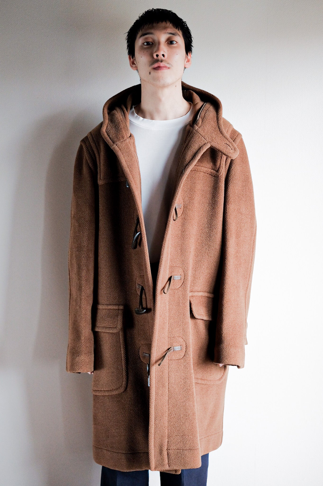 90's] Old Invertere Wool Duffle Coat 