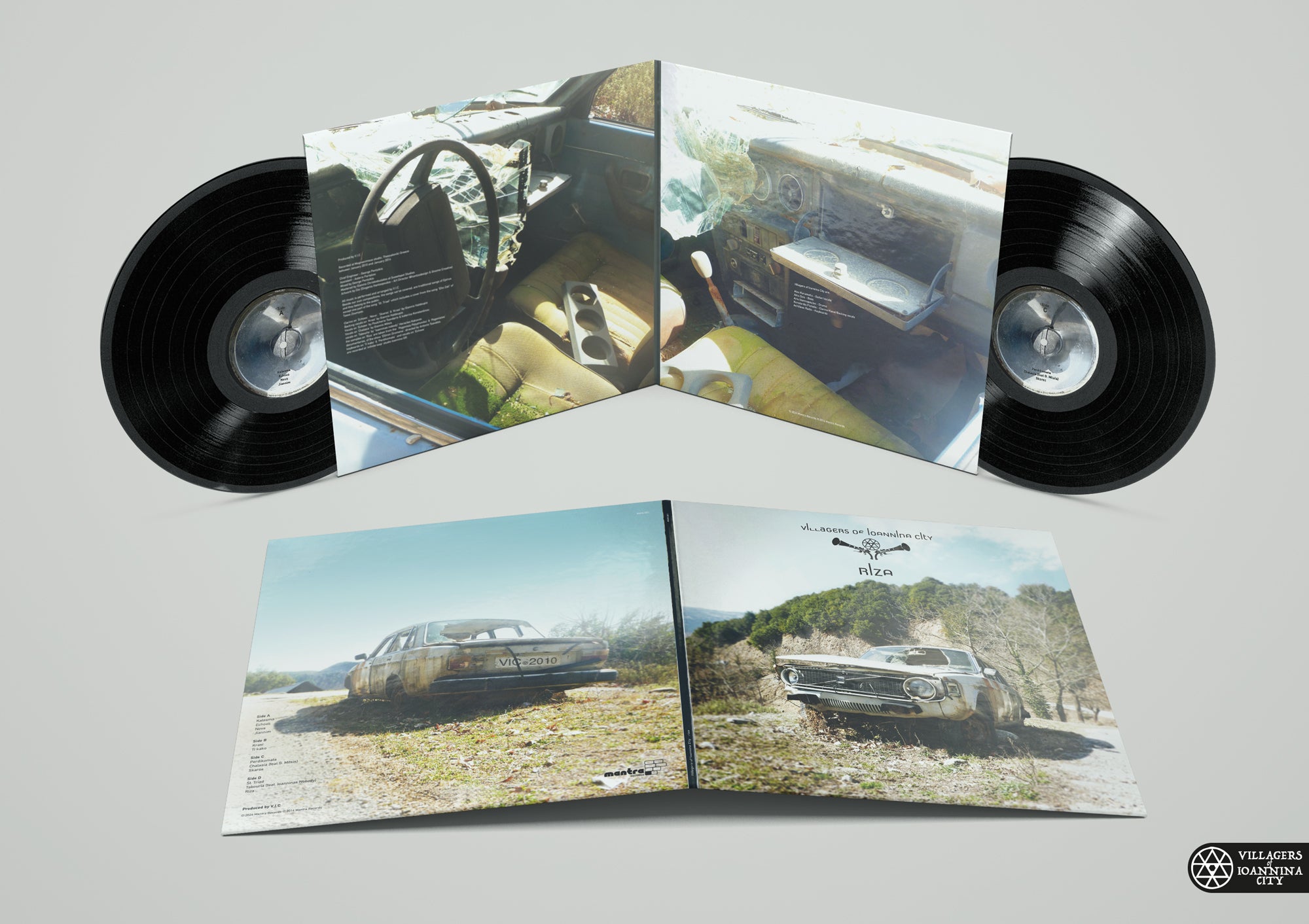 RIZA - 2x12” LP Gatefold (Black) – Villagers of Ioannina City