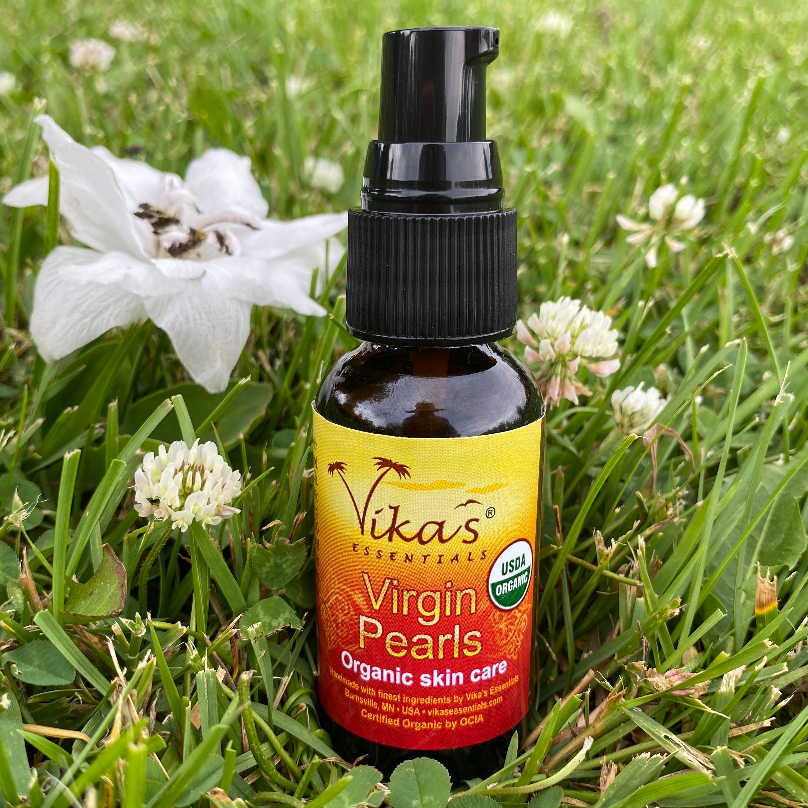 Virgin Pearls Facial Serum - USDA Certified Organic – Vika's