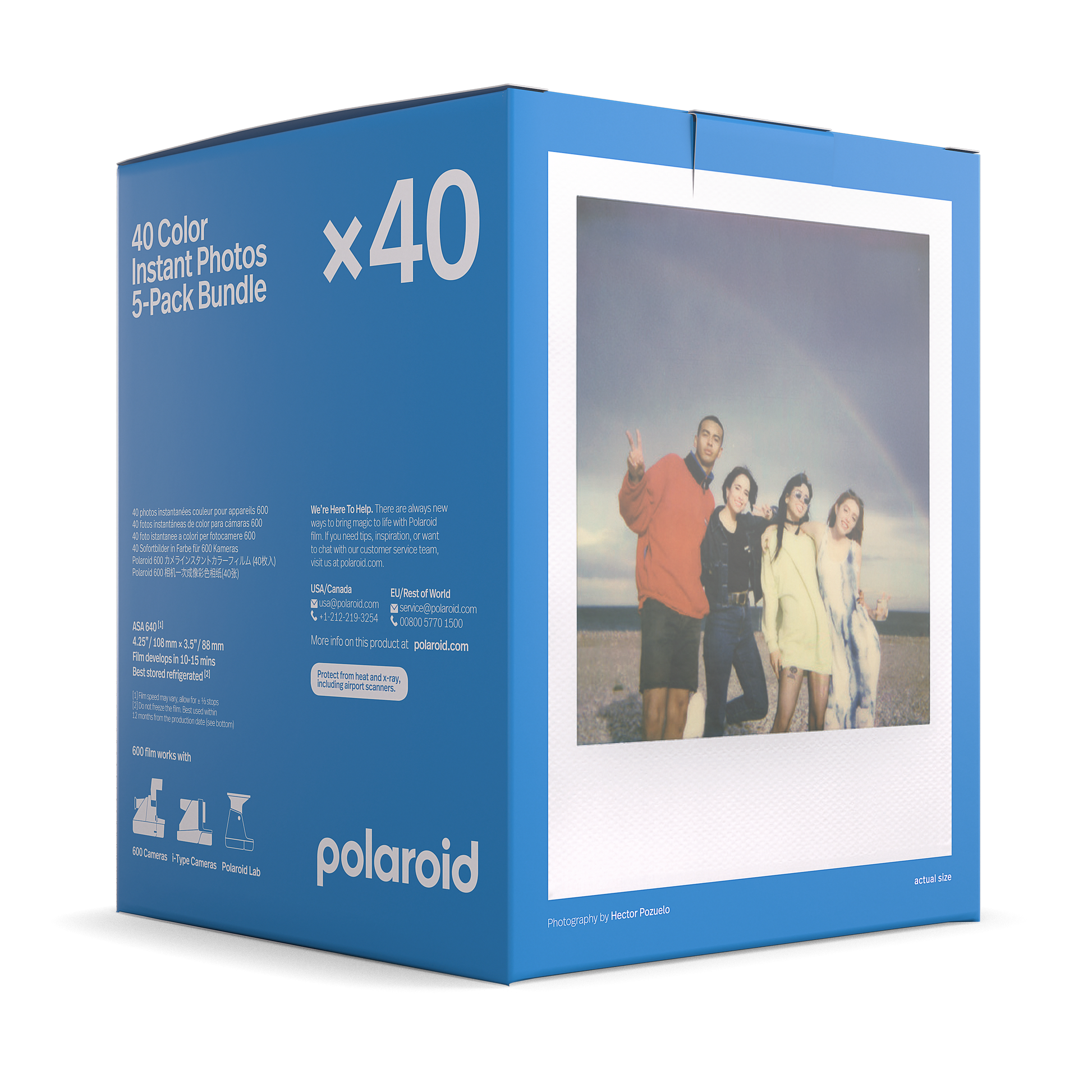 Color Film for 600 - x40 film pack | ポラロイドフィルム – VISTAL