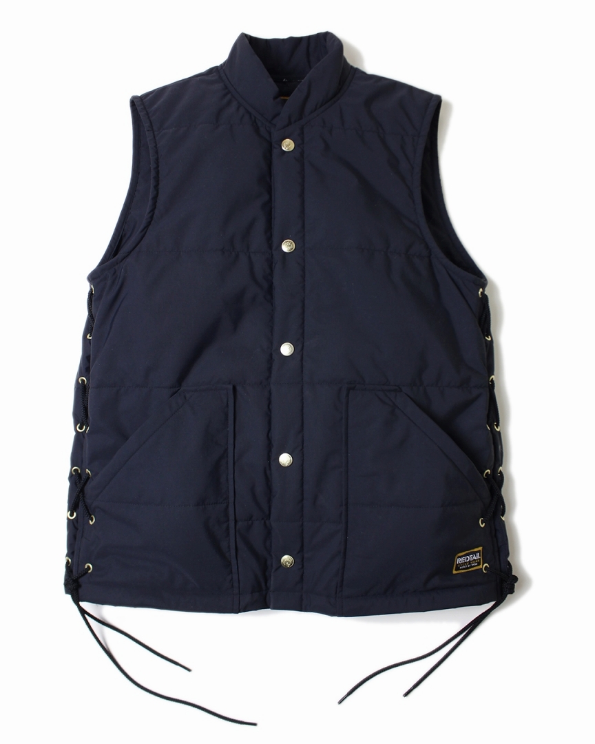 ViSE CLOTHiNG / RT RACiNG Lace Up Nylon Vest〔Black〕