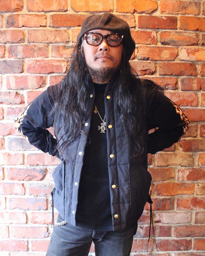 ViSE CLOTHiNG / RT RACiNG Lace Up Nylon Vest〔Black〕