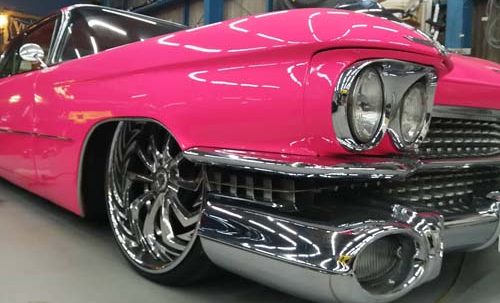 希少 Cadillac キャデラック59年式 ラジカセPOPWORKS ピンク 希少