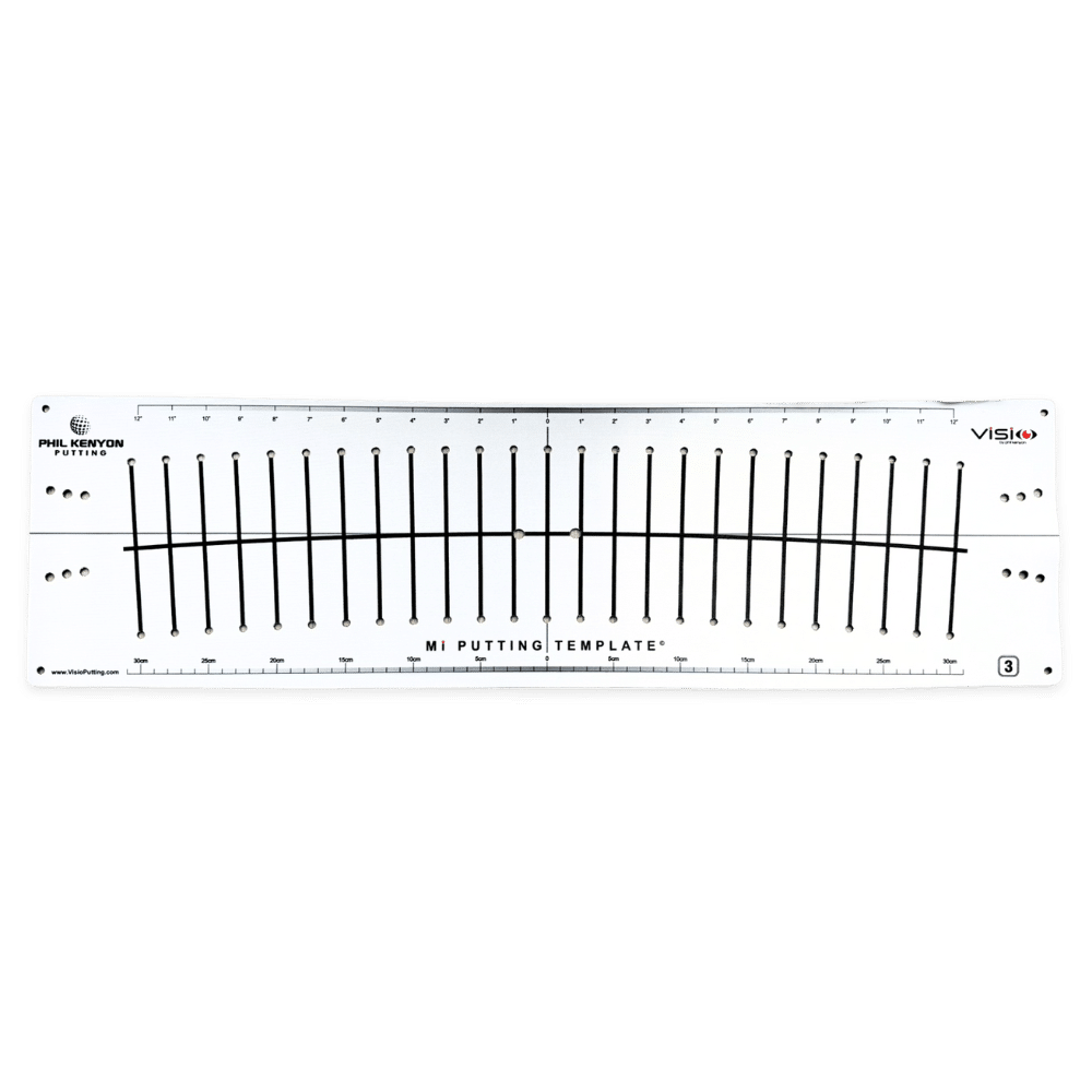 Mi Putting Template 3.0 - White Edition | Visio Golf