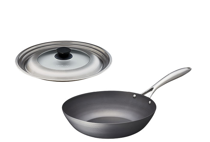 スーパー鉄 ウォックパン 28cm + フライパンカバー セット | ビタ