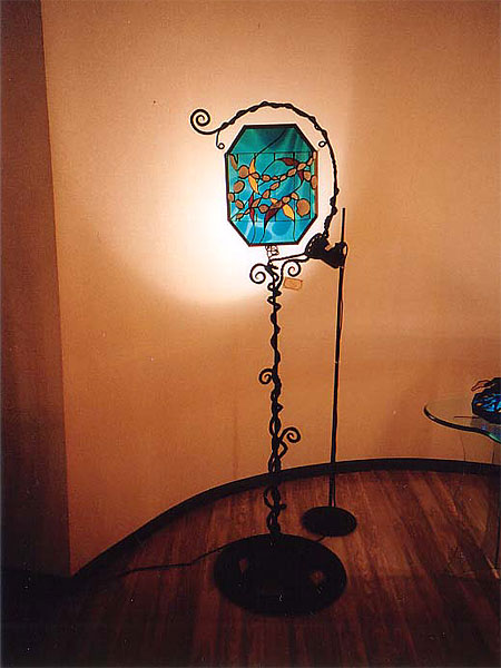 ステンドグラス・ビトロ Stained Glass Vitrail / No.31 深海パネル