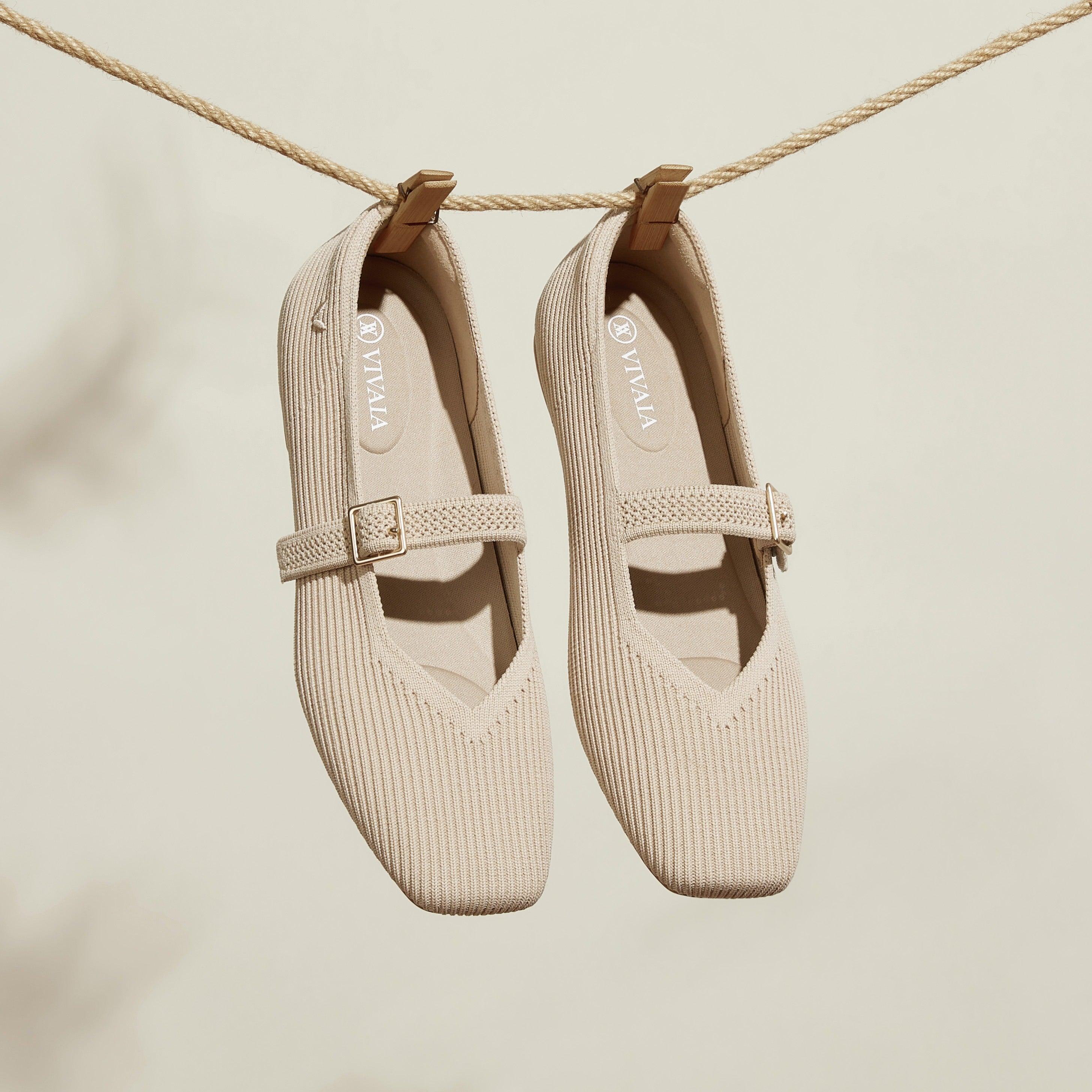 Margot™ Mary Jane]スクエアトゥ メリージェーン フラットシューズ