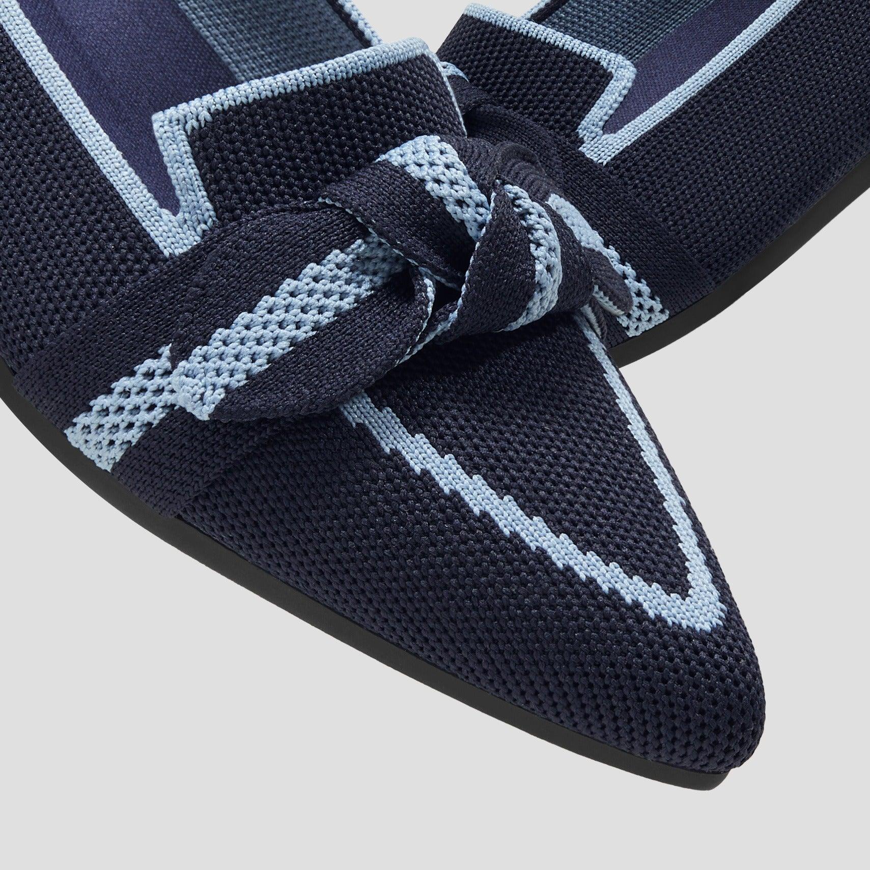 Michelle] Pointed toe loafers with ribbon – VIVAIA JAPAN