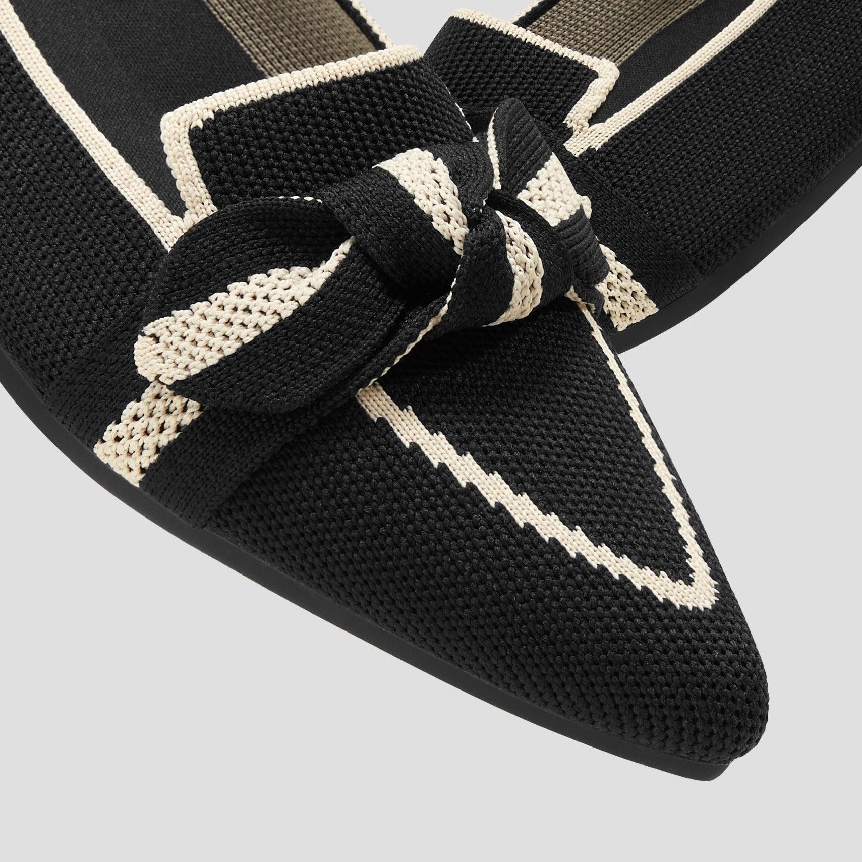 Michelle] ポインテッドトゥ リボン付き ローファー – VIVAIA JAPAN