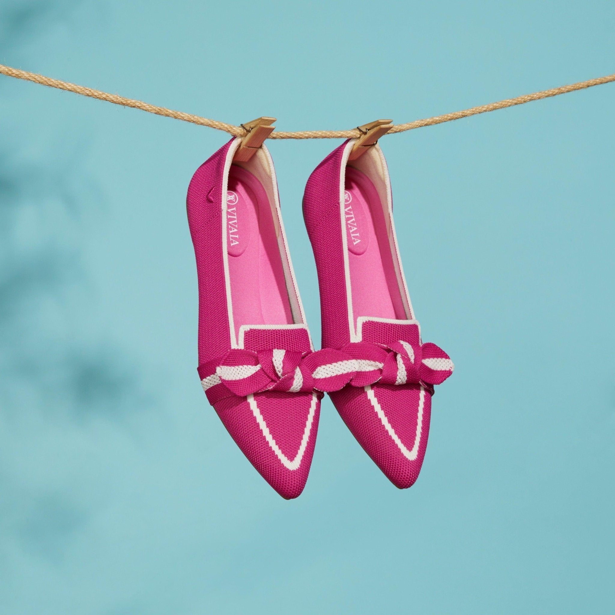 Michelle] ポインテッドトゥ リボン付き ローファー – VIVAIA JAPAN