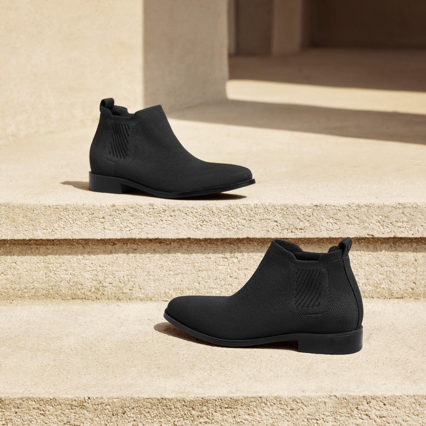 Ryan Pro] スクエアトゥ 撥水加工 チェルシーブーツ – VIVAIA JAPAN