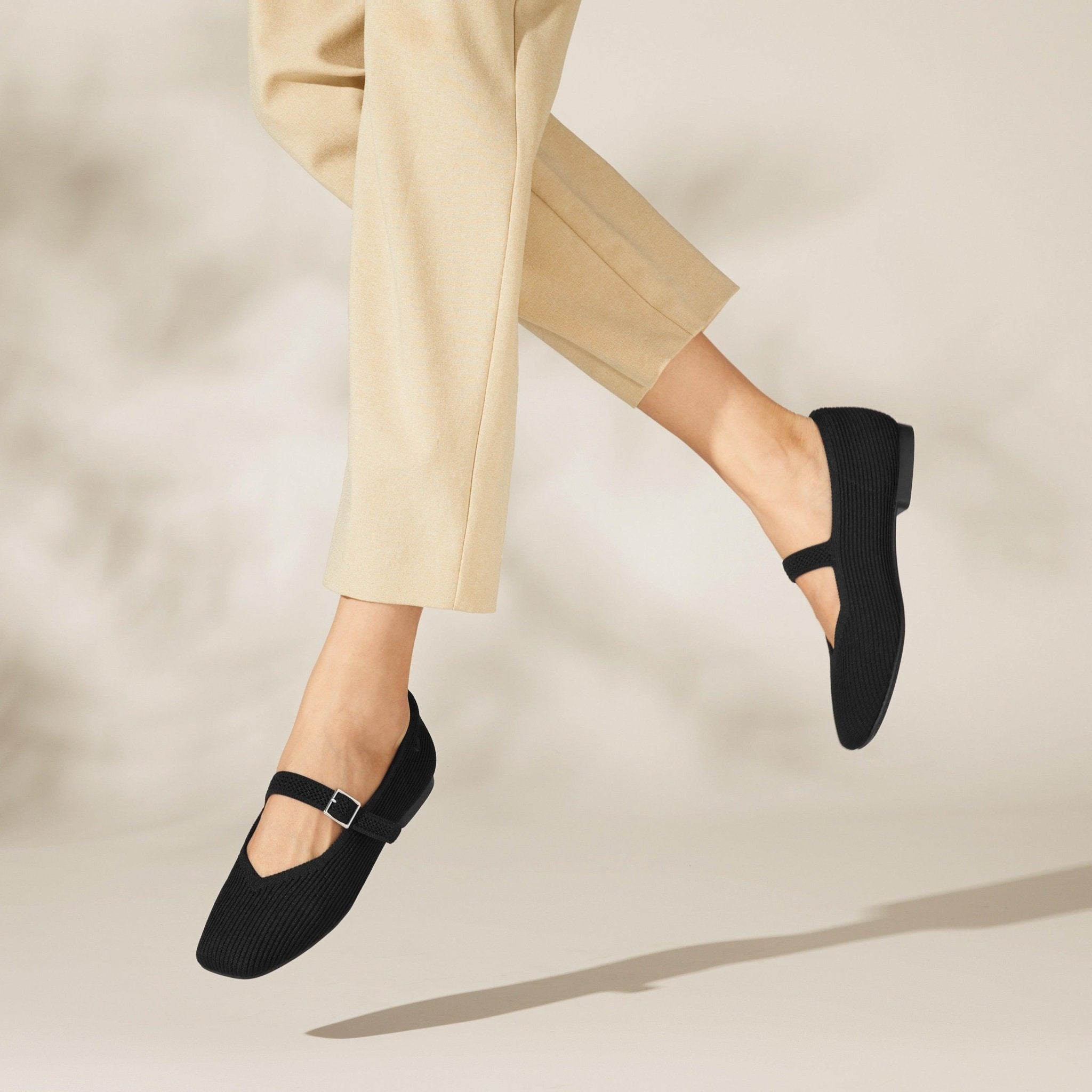 Margot™ Mary Jane]スクエアトゥ メリージェーン フラットシューズ