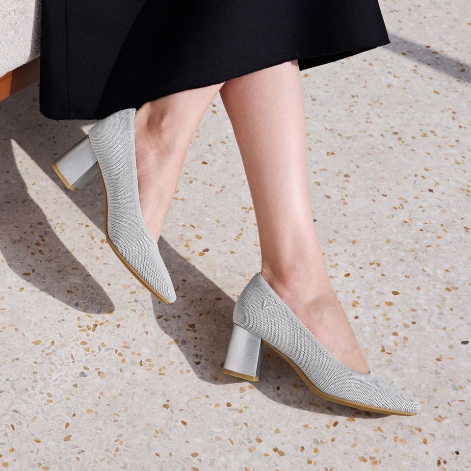 Elize] スクエアトゥ ストレスフリー ブロックヒール – VIVAIA JAPAN