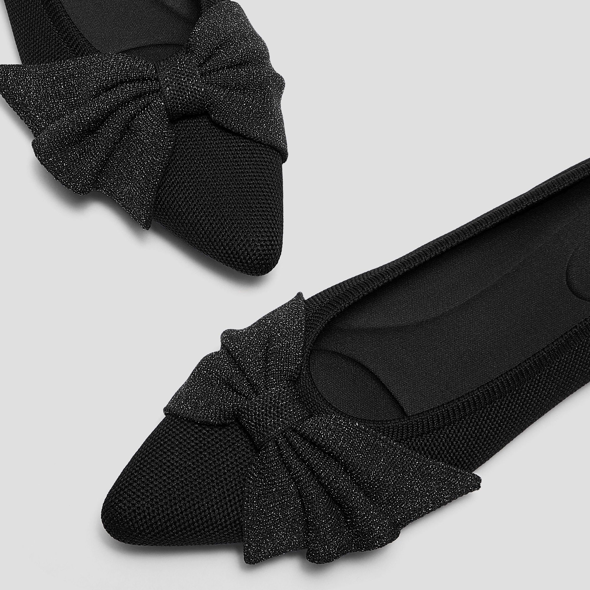 Azura] ポインテッドトゥ リボン付き フラット – VIVAIA JAPAN