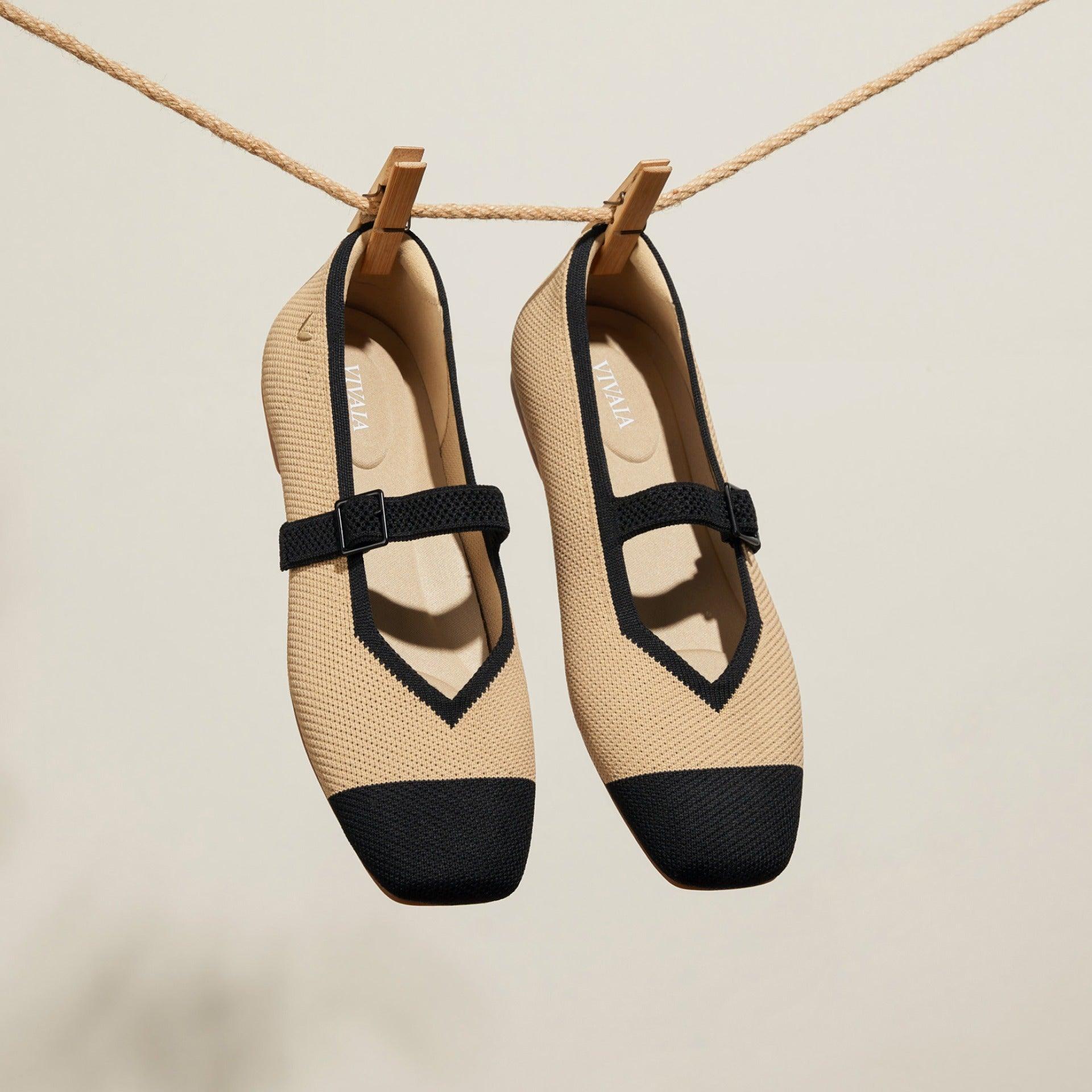 Margot™ Mary Jane]スクエアトゥ メリージェーン フラットシューズ