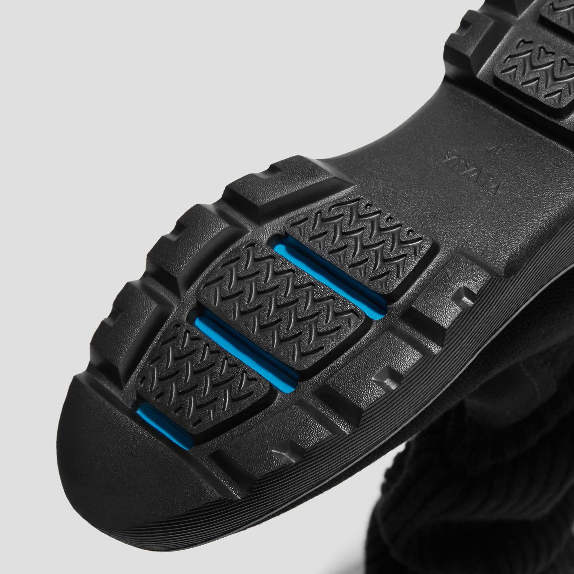 Eduarda] ラウンドトゥ 撥水加工 ニーハイ プラットフォーム チャン