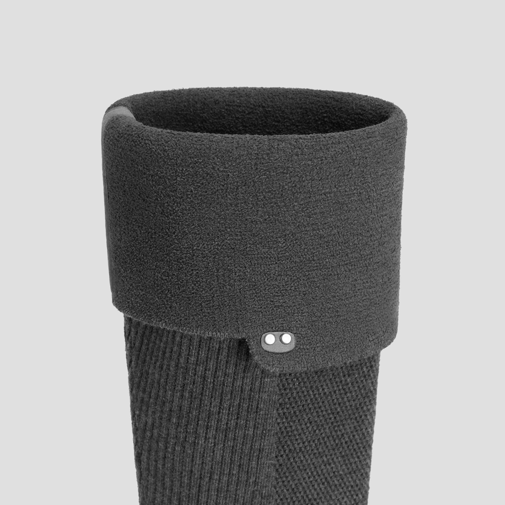 Filipa] Round toe, water-repellent, stretchy, knee-high boots