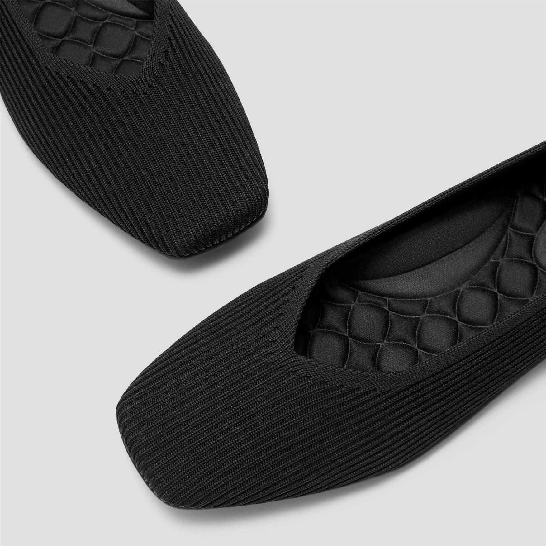 Margot™ Walker 超撥水] スクエアトゥ 超軽量 厚底 フラットシューズ