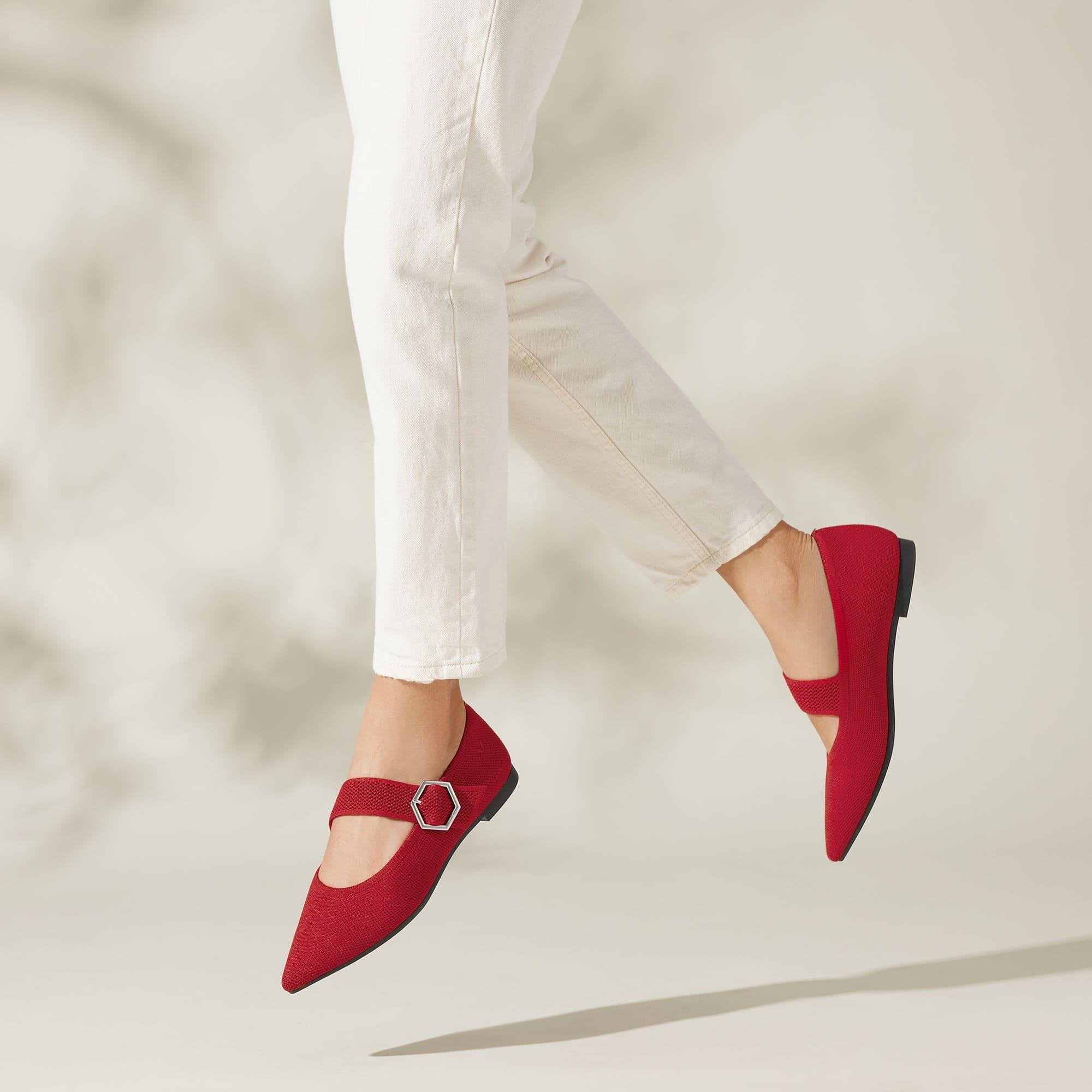 MARIA] ポインテッドトゥ メリージェーン フラット – VIVAIA JAPAN