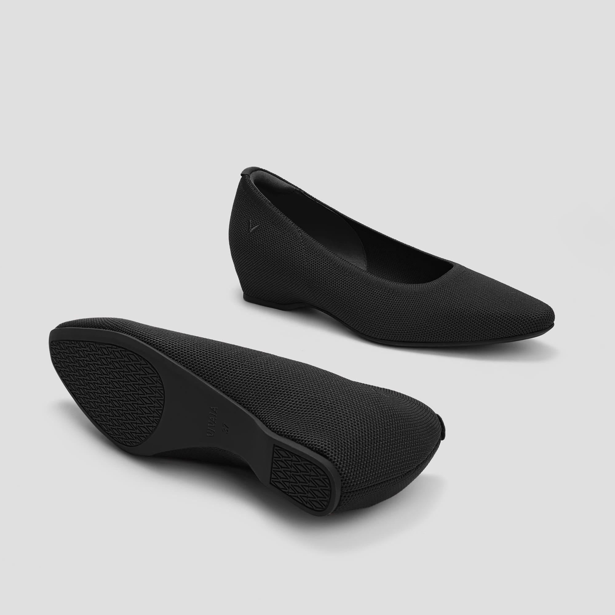 Mackenzi] スモール スクエアトゥ ロウ ウェッジヒール – VIVAIA JAPAN