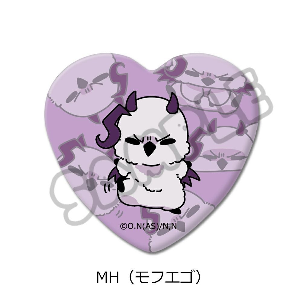 アニメ『魔入りました！入間くん』ハート型缶バッジ MH（モフエゴ