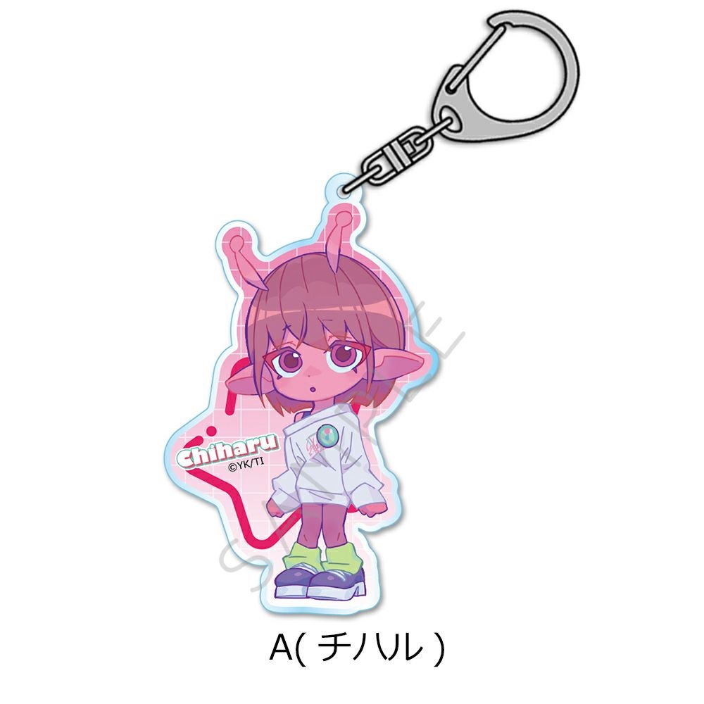 アニメ『銀河特急 ミルキー☆サブウェイ』 アクリルキーホルダー A