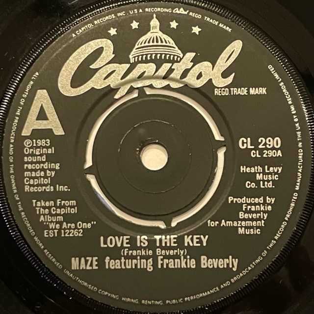 Maze Featuring Frankie Beverly｜Love Is The Key (7)｜レコード通販