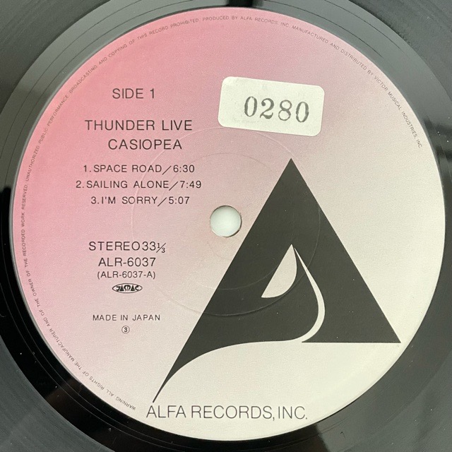 Casiopea｜Thunder Live (LP)｜レコード通販｜vivrantdiscstore