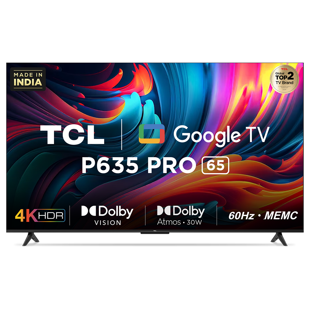 TCL 65 4K UHD Smart Google TV LCD, (65P635PRO) – Viraat Electronics
