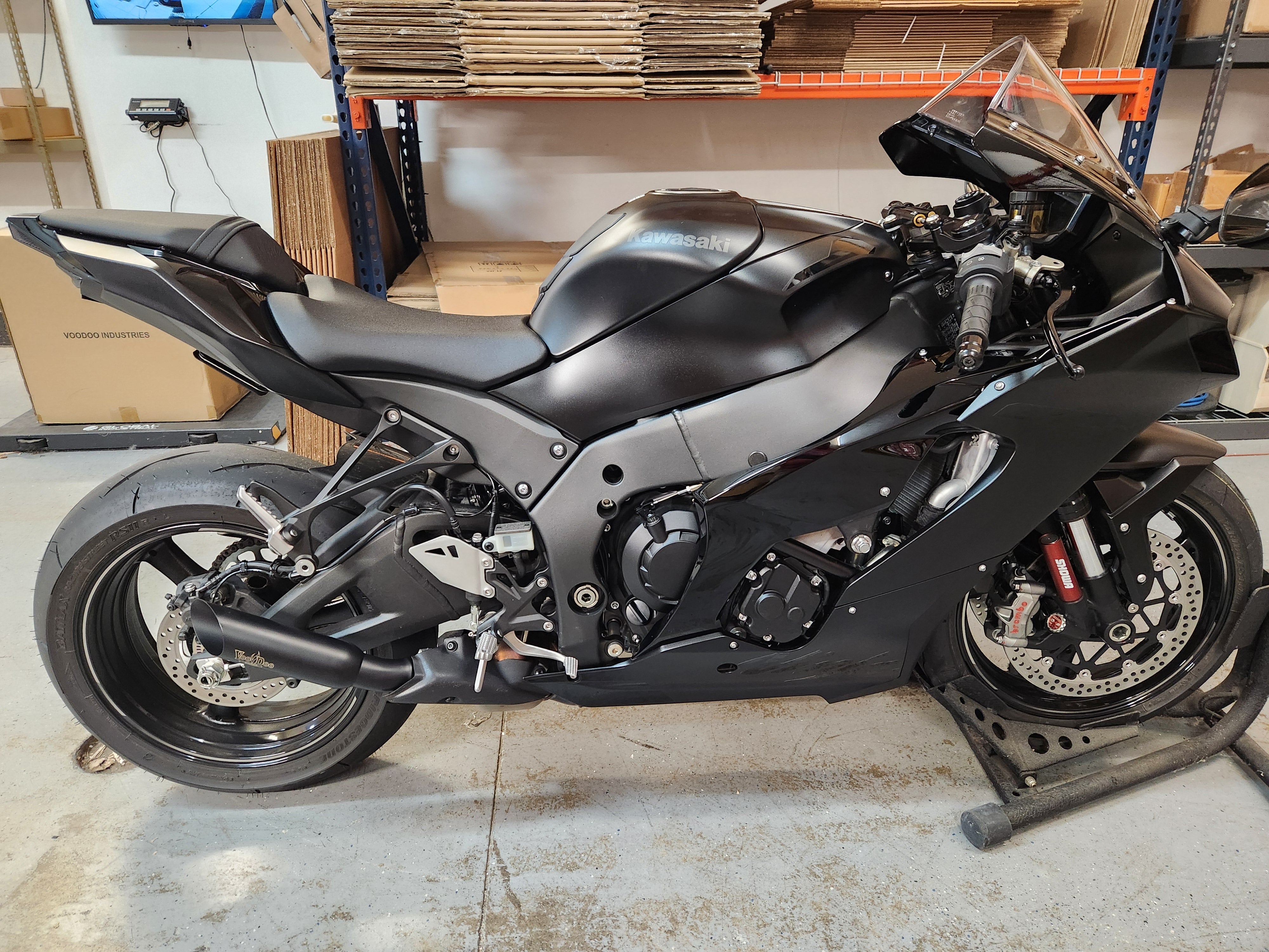 SHORTY ZX10R 16-25 POLISHED VEZX10L6P – VooDoo Custom Motorcycle
