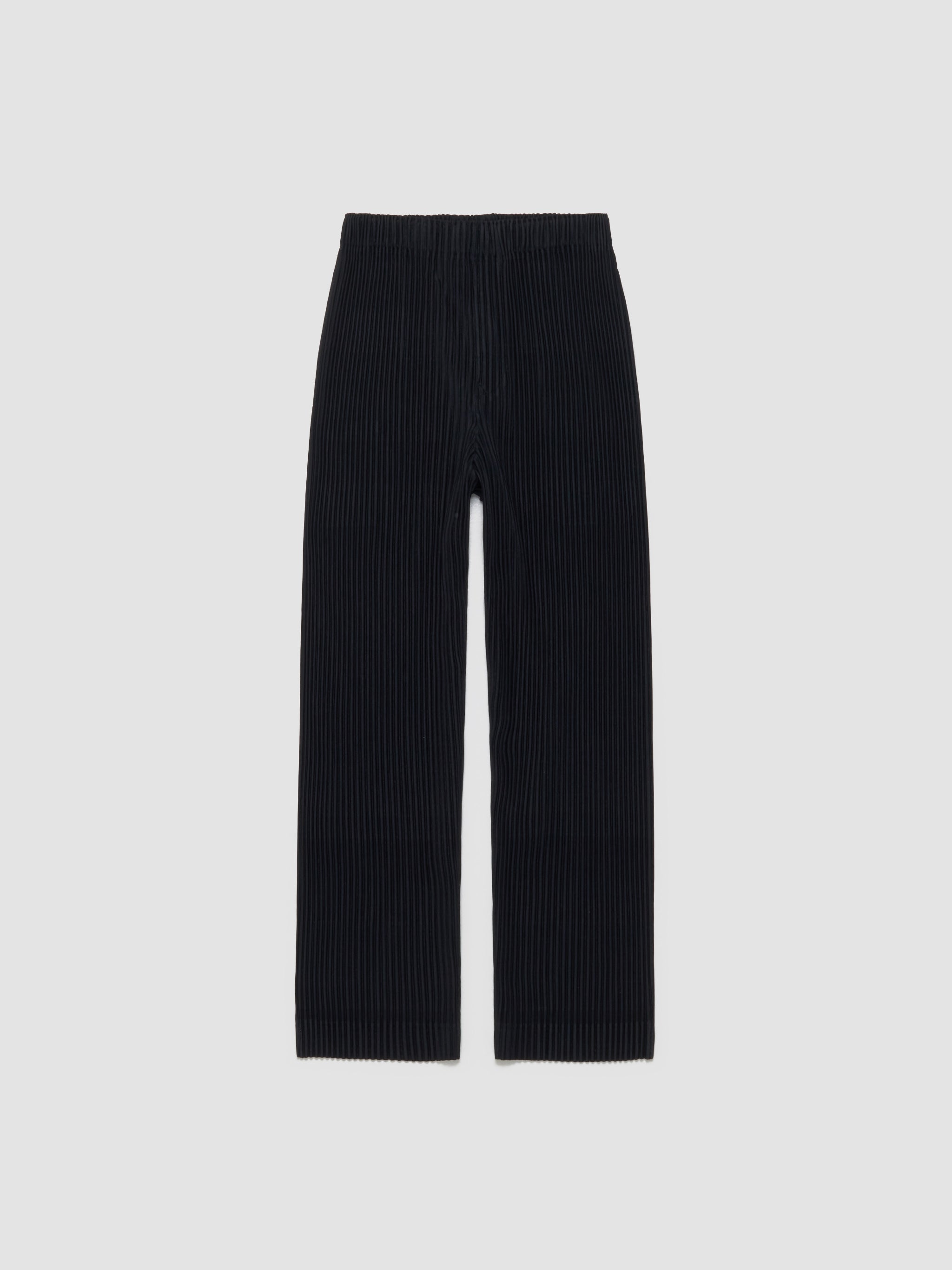 HOMME PLISSÉ Issey Miyake - Pleated Slim Fit Pants in Black