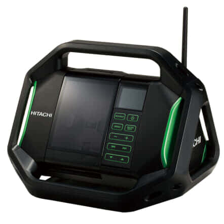 日立工機 UR18DSAL コードレスラジオを発売、使いやすさをシンプルに