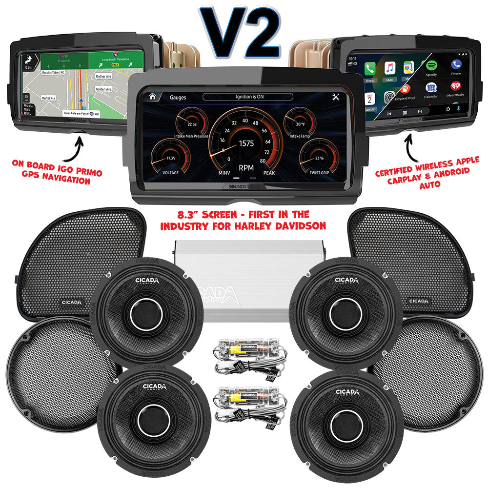 Cicada Audio CHX Stage 4 Plug & Play Amp And Speaker Package With