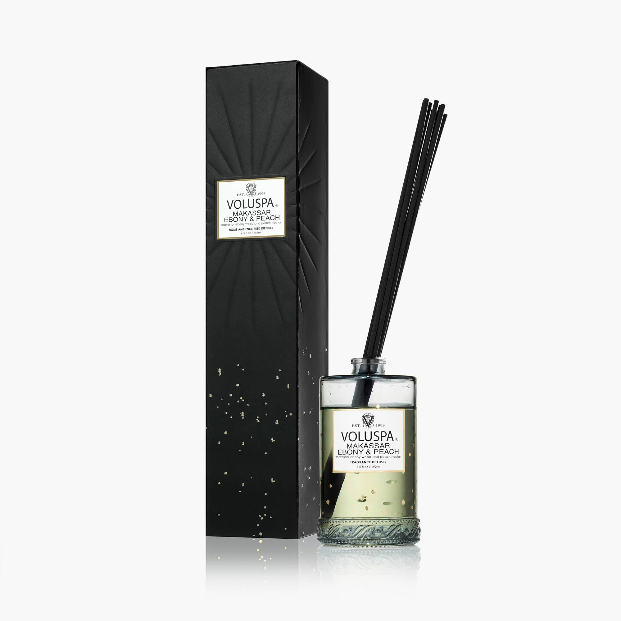 Makassar Ebony & Peach | Reed Diffuser | VOLUSPA