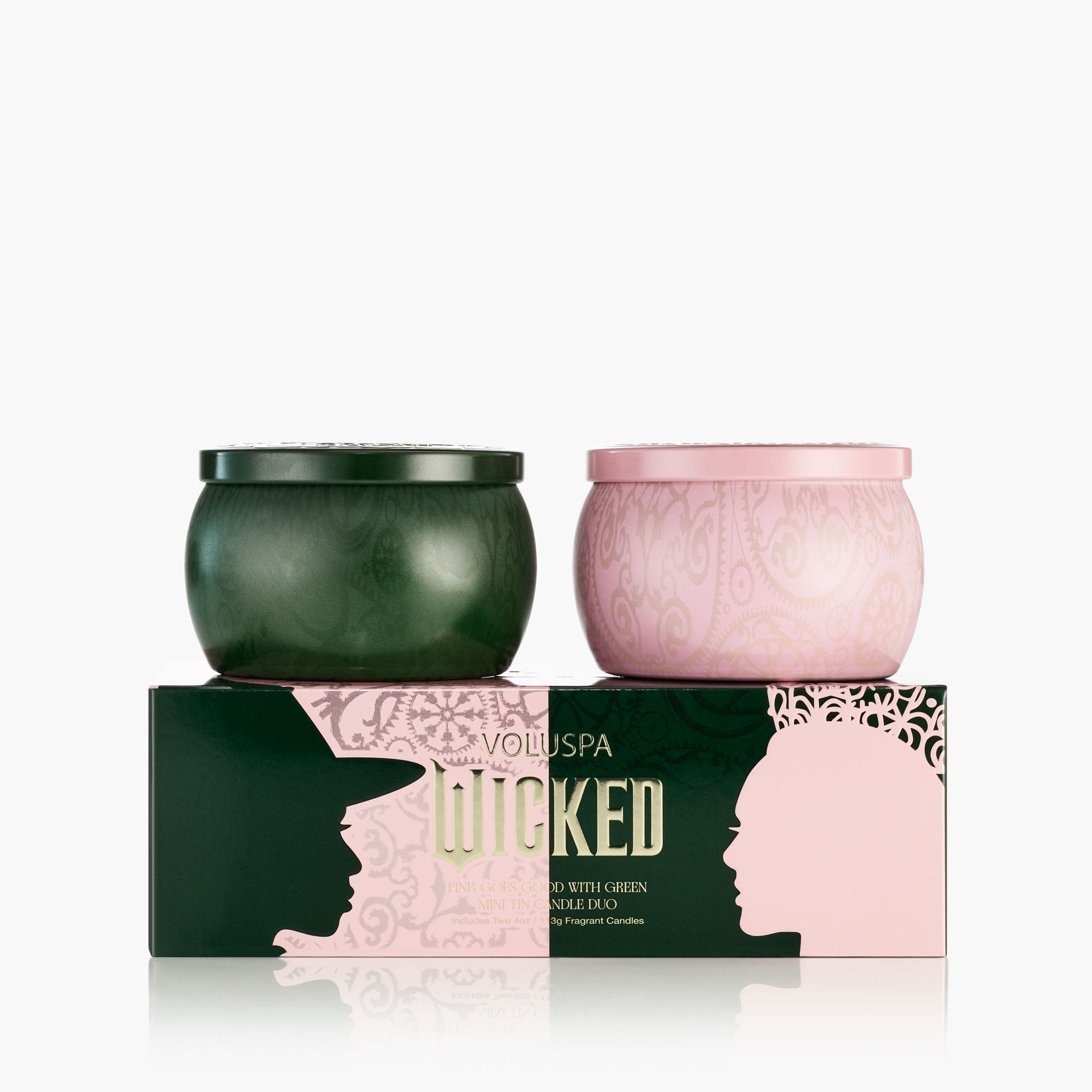 Pink Goes Good With Green | Mini Tin Gift Set | Wicked | VOLUSPA