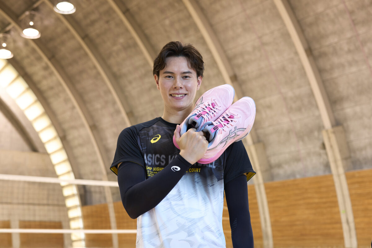 髙橋藍がデザインを企画！ アシックスの「SKY ELITE FF MT 3 FUTURITY